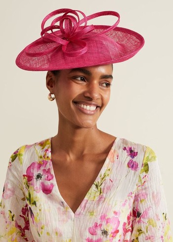 Phase Eight Pink Triple Twist Disc Fascinator Hats Pink Australia | ZG1629853